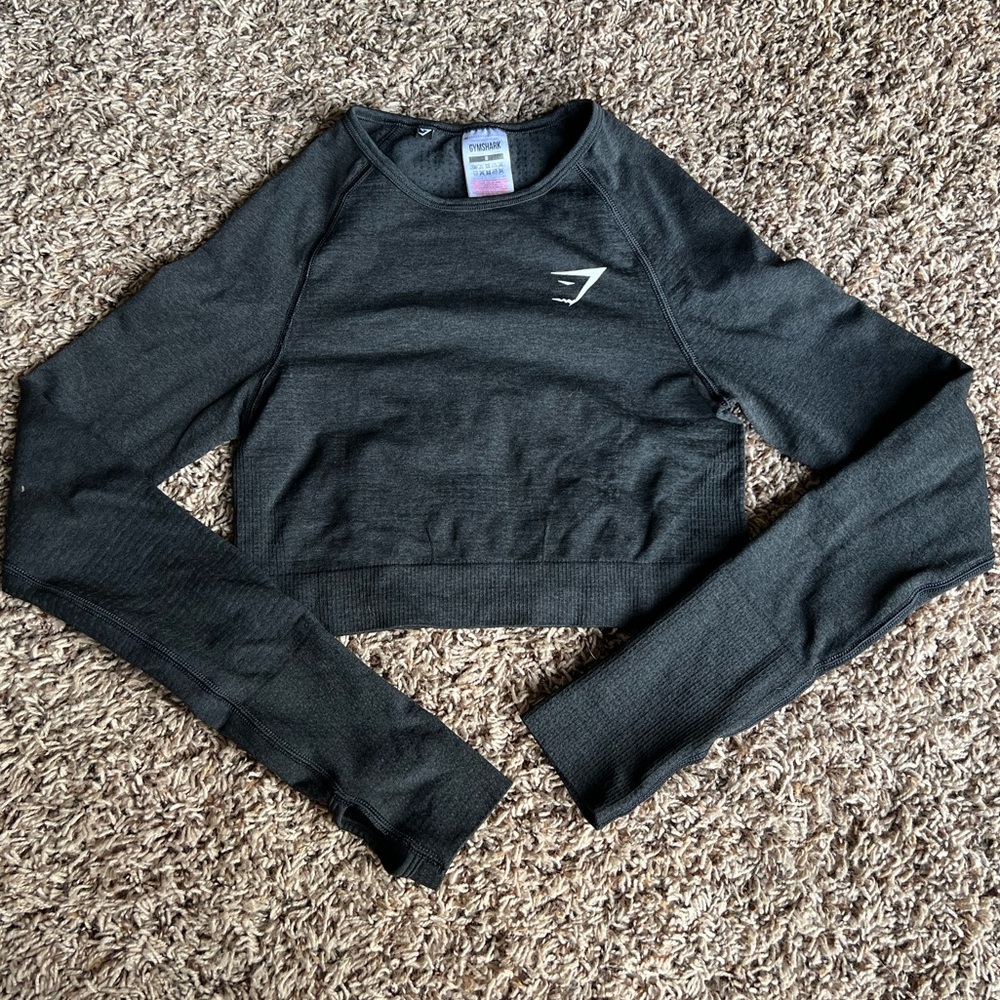 Gymshark VITAL SEAMLESS 2.0 LONG SLEEVE CROP TOP